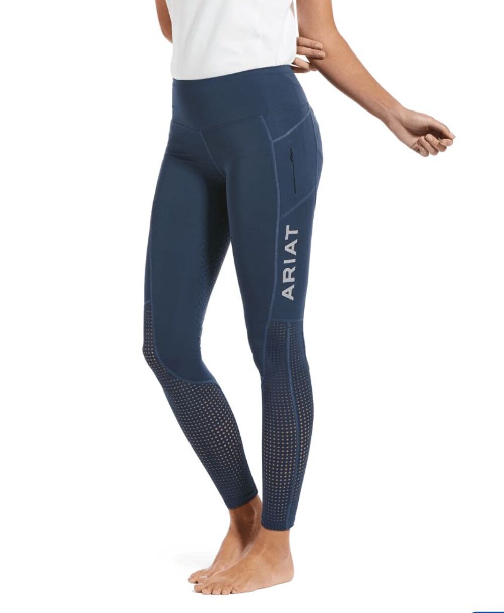 Ariat EOS Full Seat Riding Tights Womens Size Small Navy Blue Equestrian
